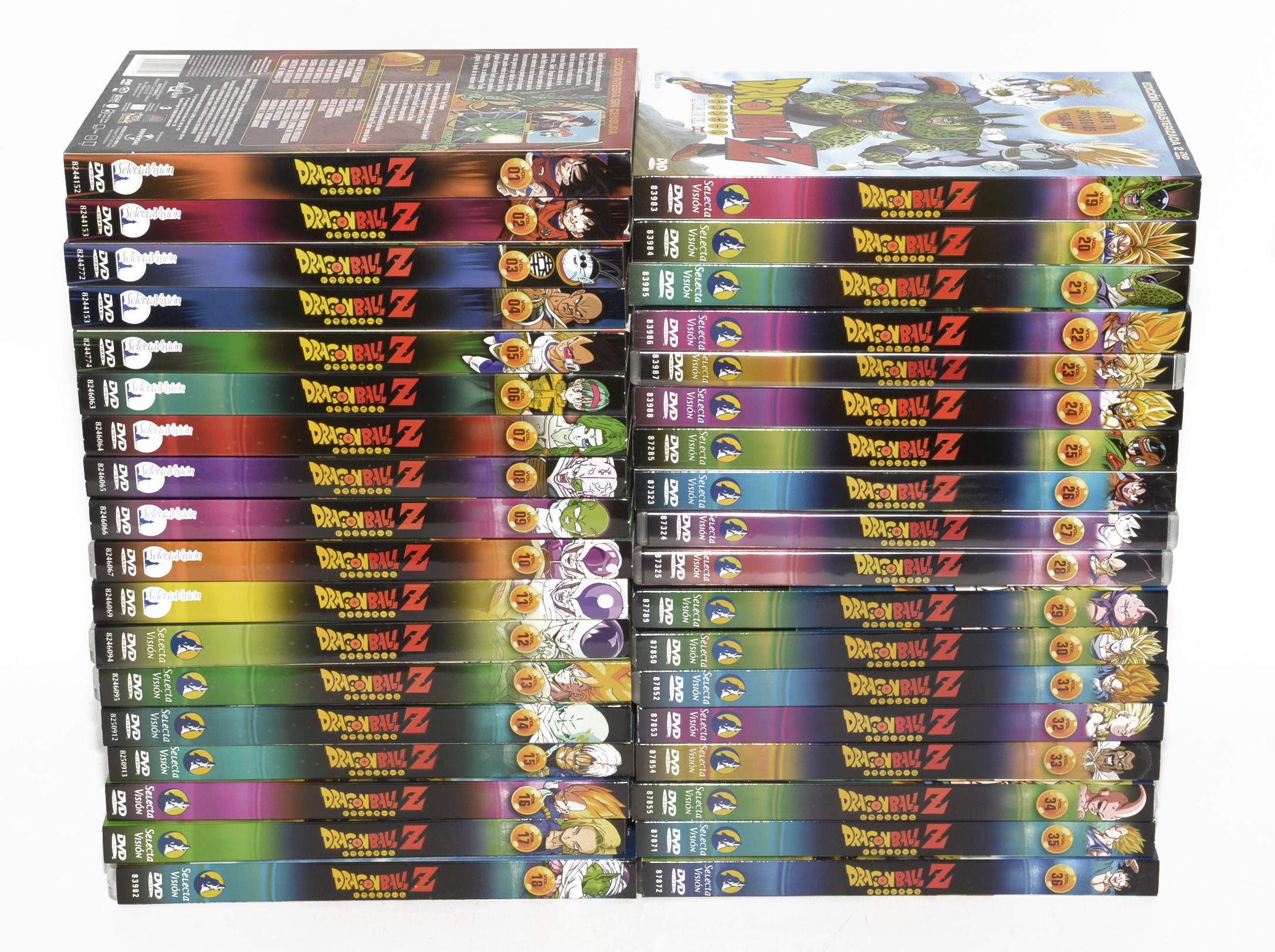 Dragon Ball Z Saga completo 18 DVD caixa 3 novos capítulos 200-291 (sem  abertura) R2 