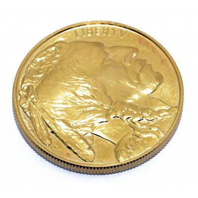 MONEDA 50 DOLARES 2021 ORO 24K (0.999) ONZA TROY - 31.15 GRAMOS