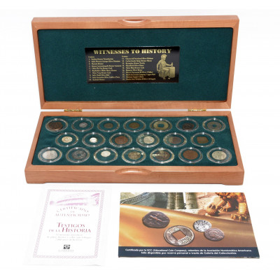 COLECCIÓN MONEDAS "TESTIGOS DE LA HISTORIA" 20 MONEDAS ORIGINALES
