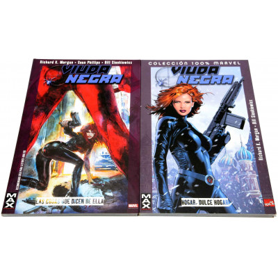 COLECCIÓN CÓMICS VIUDA NEGRA 2 TOMOS