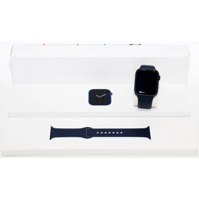 APPLE WATCH SERIES 6 BLUE ALUMINUM 44MM CEL A2376