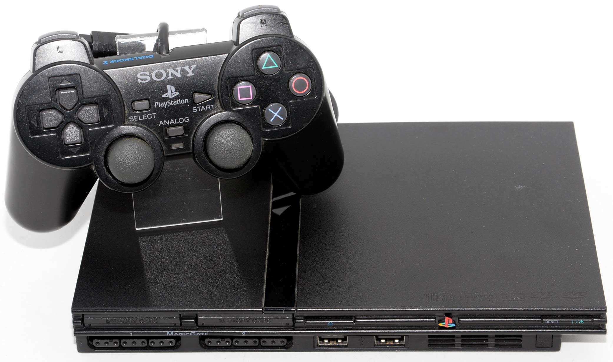 Consola Playstation PS2 Slim Sony SCPH-70004 Pal con Mando y Memory de  segunda mano