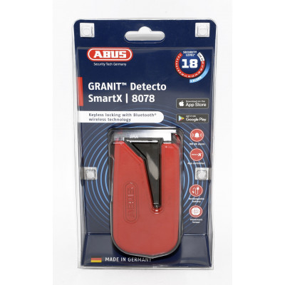 ANTITTOBO FRENO DISCO GRANI DETECTO SMARTX 8078 ROJO