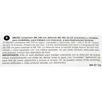 MICROCOMPRESOR PROXXON