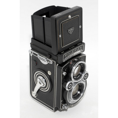 CÁMARA TLR FORMATO MEDIO ROLLEIFLEX 3.5F PLANAR 75MM 3.5 CON FUNDA