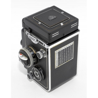 CÁMARA TLR FORMATO MEDIO ROLLEIFLEX 3.5F PLANAR 75MM 3.5 CON FUNDA