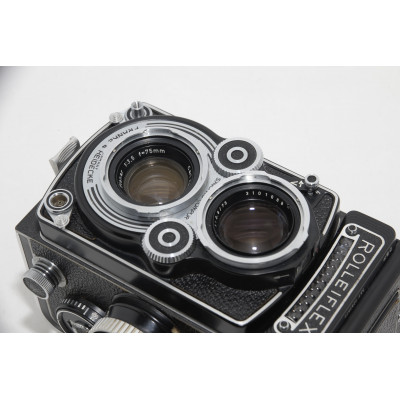CÁMARA TLR FORMATO MEDIO ROLLEIFLEX 3.5F PLANAR 75MM 3.5 CON FUNDA