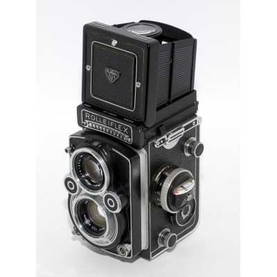 CÁMARA TLR FORMATO MEDIO ROLLEIFLEX 3.5F PLANAR 75MM 3.5 CON FUNDA