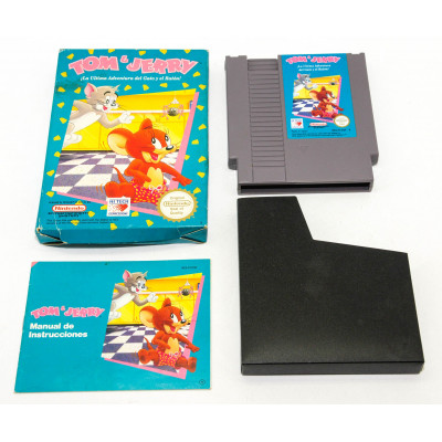 VIDEOJUEGO NINTENDO NES TOM & JERRY LA ULTIMA AVENTURA DEL GATO Y EL RATON