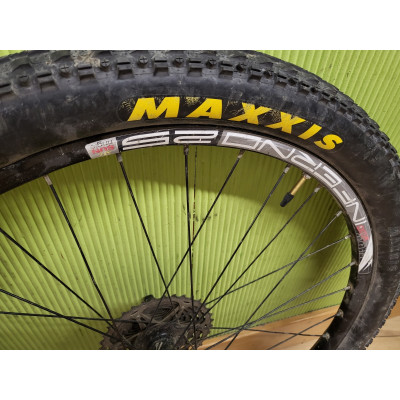 RUEDAS BICICLETA CARRETERA AMBROSIO ARO ROJO