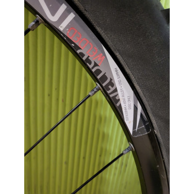 RUEDAS BICICLETA CARRETERA AMBROSIO ARO ROJO