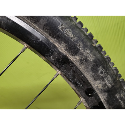 RUEDAS BICICLETA CARRETERA AMBROSIO ARO ROJO