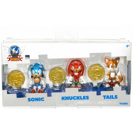 FIGURAS TOMY SONIC KNUCKLES TAILS