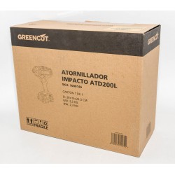 TALADRO ATORNILLADOR IMPACTO GREENCUT ATD200L