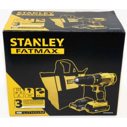 TALADRO ATORNILLADOR STANLEY FATMAX SFMCD6262DS-QW PRECINTADO