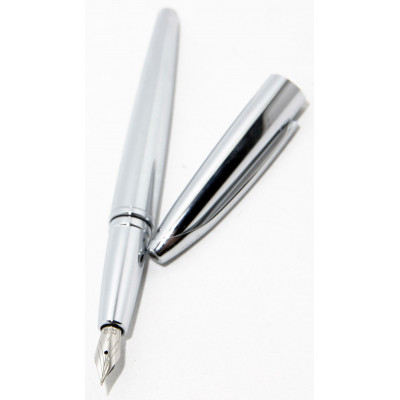 PLUMA CROSS PLATEADA