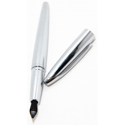 PLUMA CROSS PLATEADA