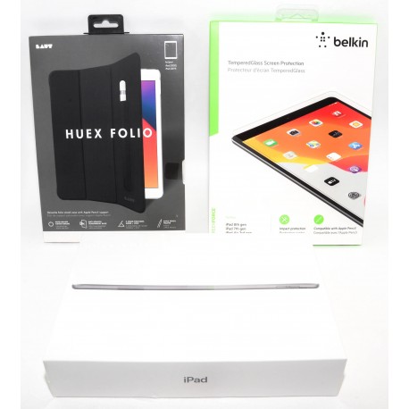 IPAD 9TH 64GB WIFI GRIS + CARCASA + CRISTAL TEMPLADO
