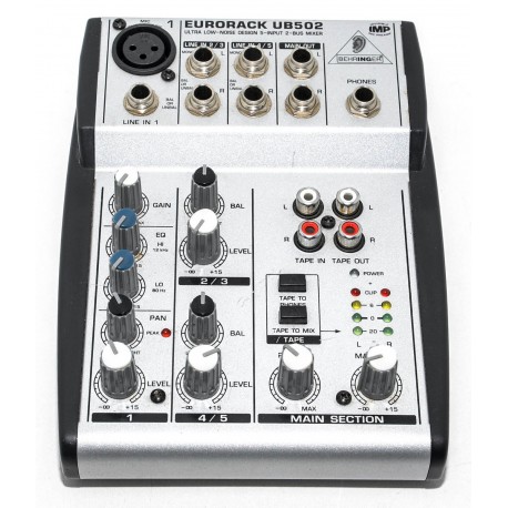 MESA MEZCLAS BEHRINGER EURORACK UB502