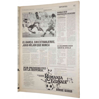 PERIODICO Y SUPLEMENTO ATHLETIC 1983-84