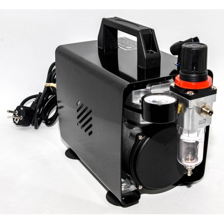 COMPRESOR ELITE AS18A + AEROGRAFO ELITE 7180