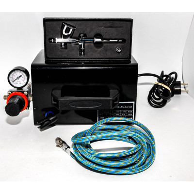 COMPRESOR ELITE AS18A + AEROGRAFO ELITE 7180