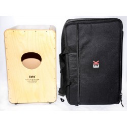 CAJON FLAMENCO SELA + FUNDA + PIEZA INTERIOR