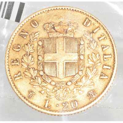 MONEDA 20 LIRAS 1965