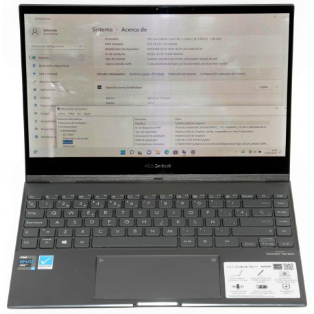 ULTRABOOK ASUS ZENBOOK FLIP UX363 / INTEL i7-1165G7 / 500GB SSD / 16GB RAM