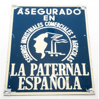 PLACA METÁLICA LA PATERNAL ESPAÑOLA
