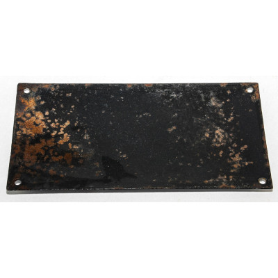 PLACA METÁLICA ORDENANZA MUNICIPAL