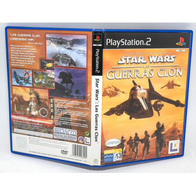 VIDEOJUEGO PS2 STAR WARS LAS GUERRAS CLON