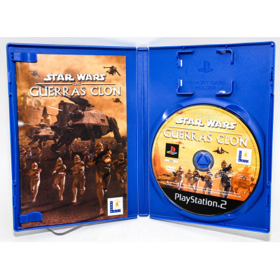 VIDEOJUEGO PS2 STAR WARS LAS GUERRAS CLON