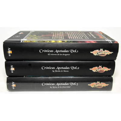 LIBROS CRONICAS ANOTADAS. DRAGONLANCE