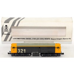 LOCOMOTORA RENFE DIESEL 2100