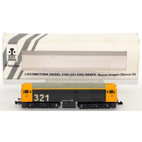 LOCOMOTORA RENFE DIESEL 2100