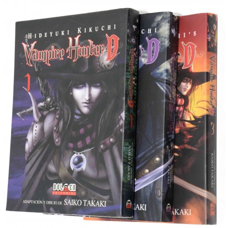 MANGA VAMPIRE HUNTER D 3 TOMOS