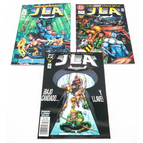 COLECCIÓN CÓMICS LA LIGA DE LA JUSTICIA - NUEVO ORDEN MUNDIAL - 6 TOMOS