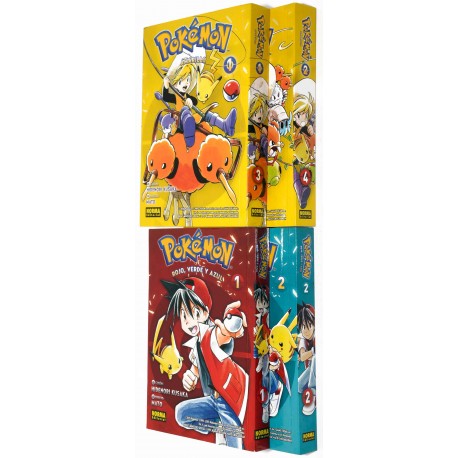 MANGAS POKEMON 4 TOMOS