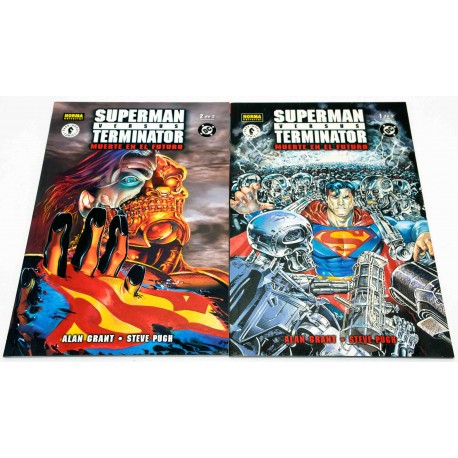COMIC SUPERMAN VS TERMINATOR