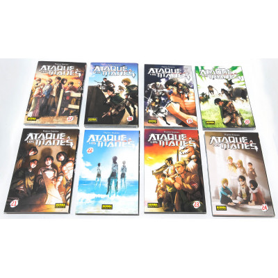 MANGA COLECCION ATAQUE A LOS TITANES ATTACK ON TITAN