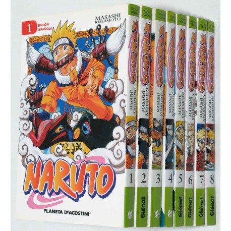 MANGA NARUTO 1-8