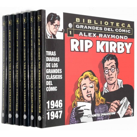 COLECCION COMIC RIP KIRBY 6 TOMOS