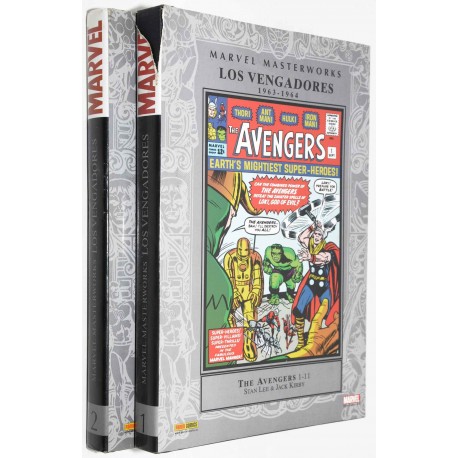 COMICS MARVEL MASTERWORKS LOS VENGADORES 2 TOMOS