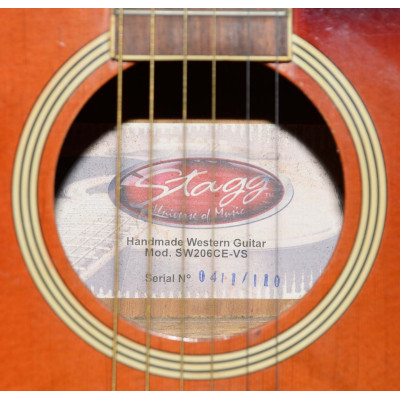 GUITARRA ELECTROACUSTICA STAGG SW206CE