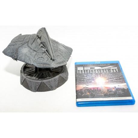 INDEPENCE DAY BLURAY EDICIÓN ALIEN ATTACKER SHIP REPLICA