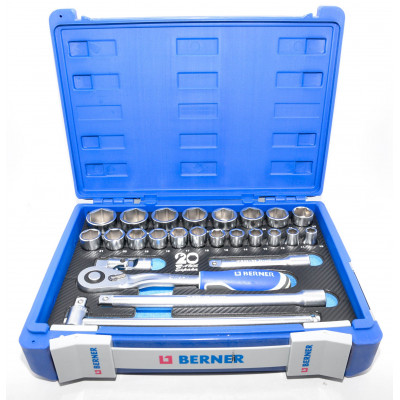 JUEGO LLAVES CARRACA BERNER 60 PIEZAS