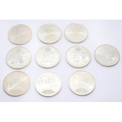 LOTE DE 10 MONEDAS DE 12 EUROS