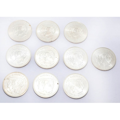 LOTE DE 10 MONEDAS DE 12 EUROS