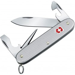 NAVAJA MULTIUSOS VICTORINOX PIONEER ALOX SILVER